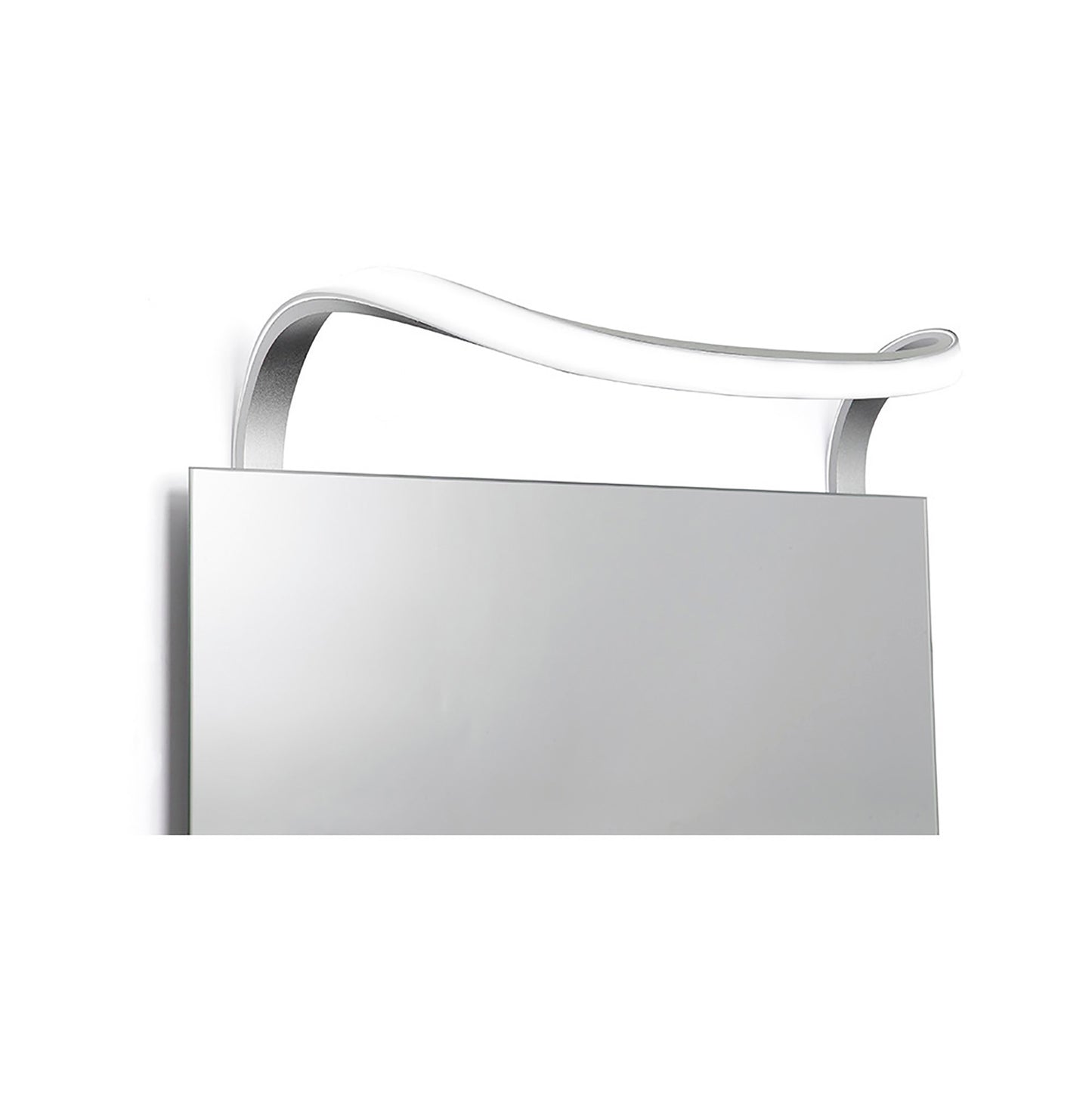 Sisley Wall Lamp 12W LED Chrome IP44 4000K, 840lm, Silver/Frosted Acrylic/Polished Chrome, 3yrs Warranty by Mantra