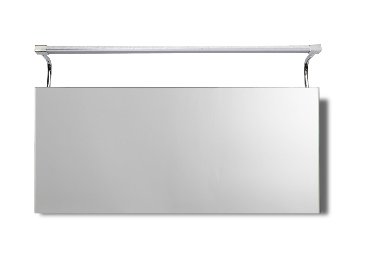 Sisley Wall Lamp 10W LED Big Double IP44 4000K, 850lm, Silver / Frosted Acrylic / Polished Chrome, 3yrs Warranty by Mantra