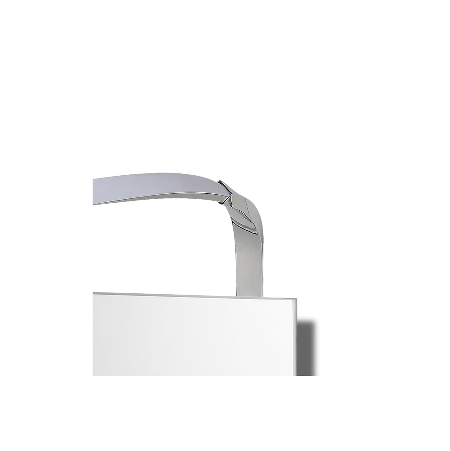 Sisley Wall Lamp 12W LED Big Wave IP44 4000K, 950lm, Silver / Frosted Acrylic / Polished Chrome, 3yrs Warranty by Mantra