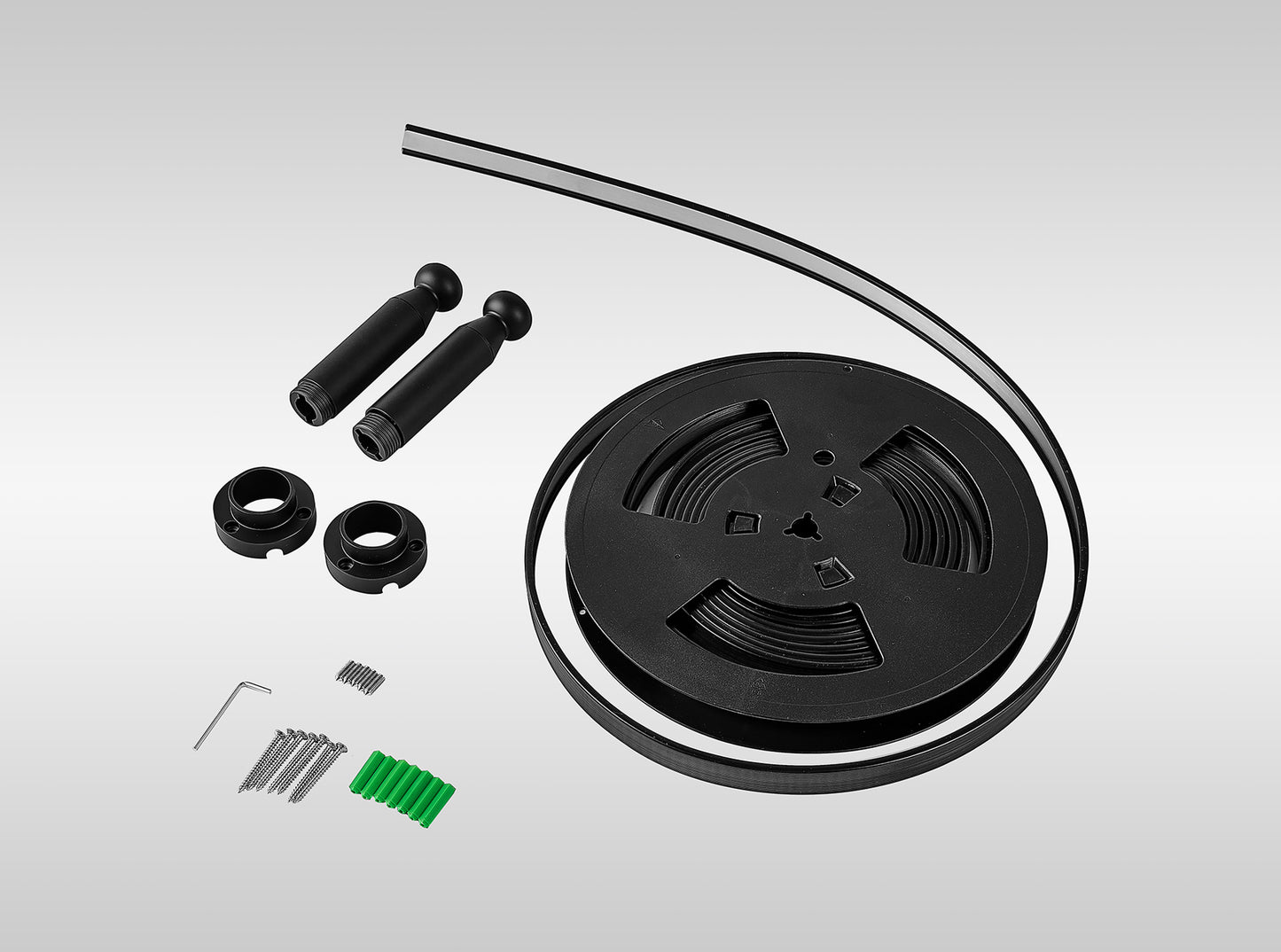 Skyline 5m Corner Accessory Kit For LED Strip, Black by Mantra