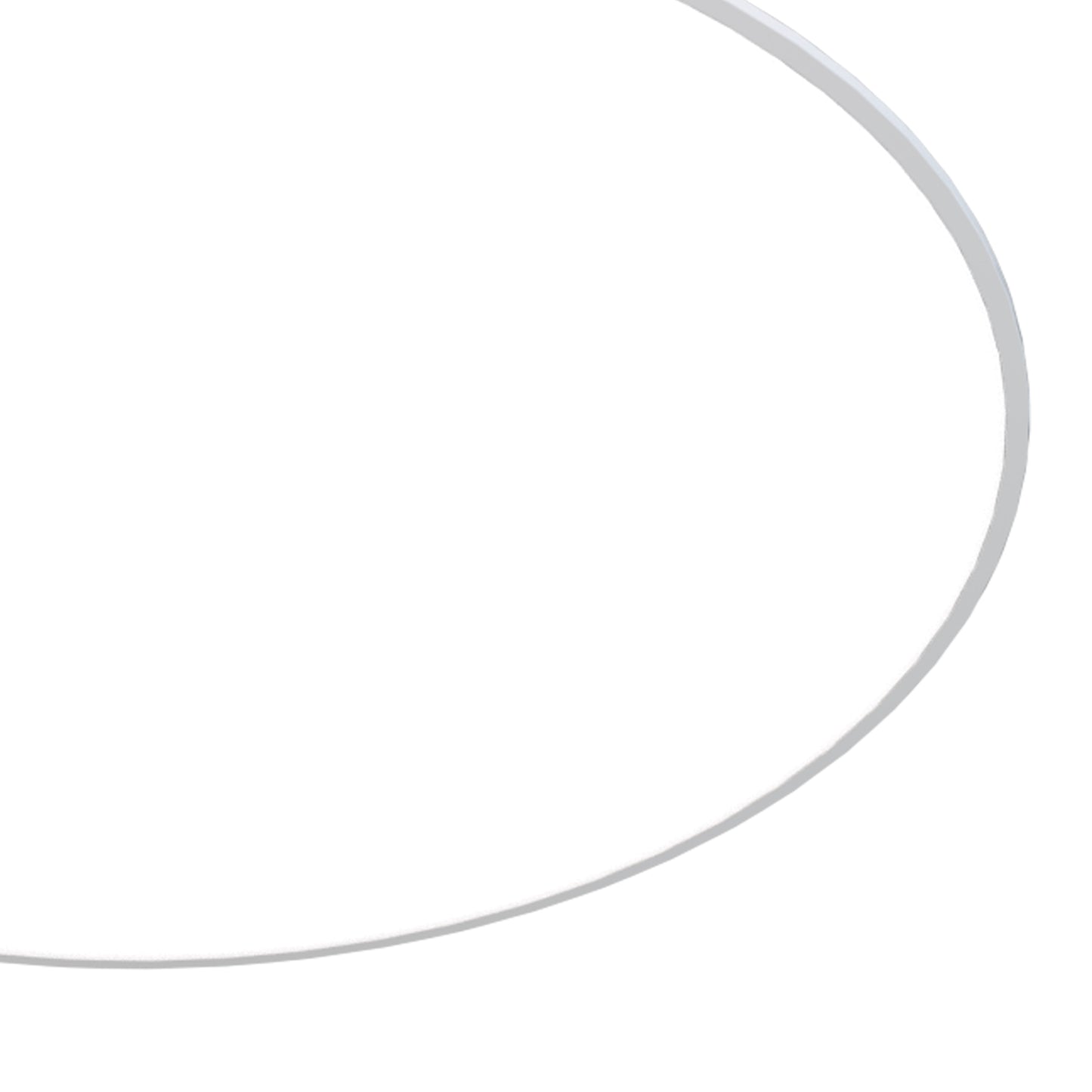 Slim Ceiling 37cm Round, 24W LED, 5000K, 2200lm, White, 3yrs Warranty by Mantra