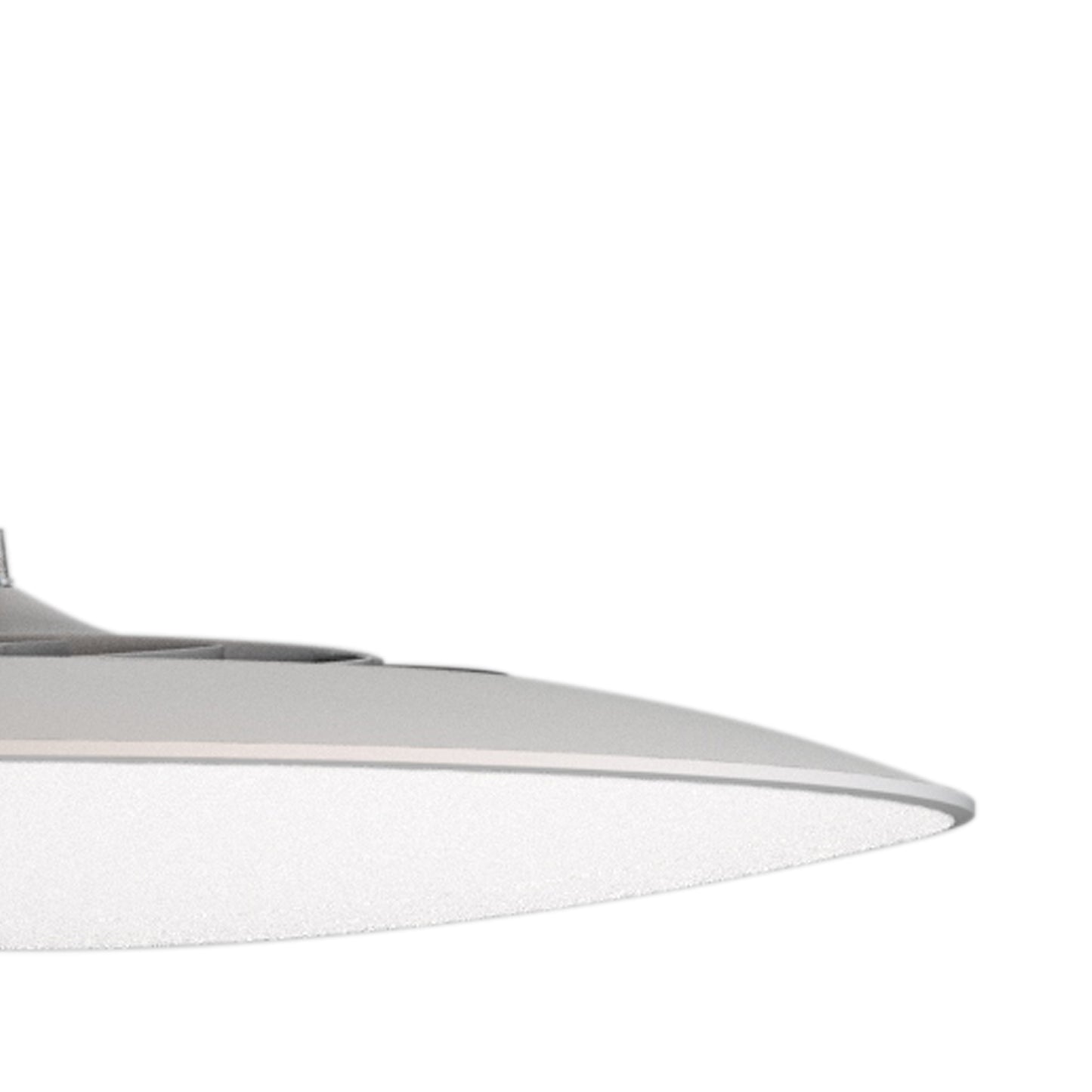 Slim LED Pendant 46cm Round 50W LED, 3000K, 4250lm, White, 3yrs Warranty by Mantra