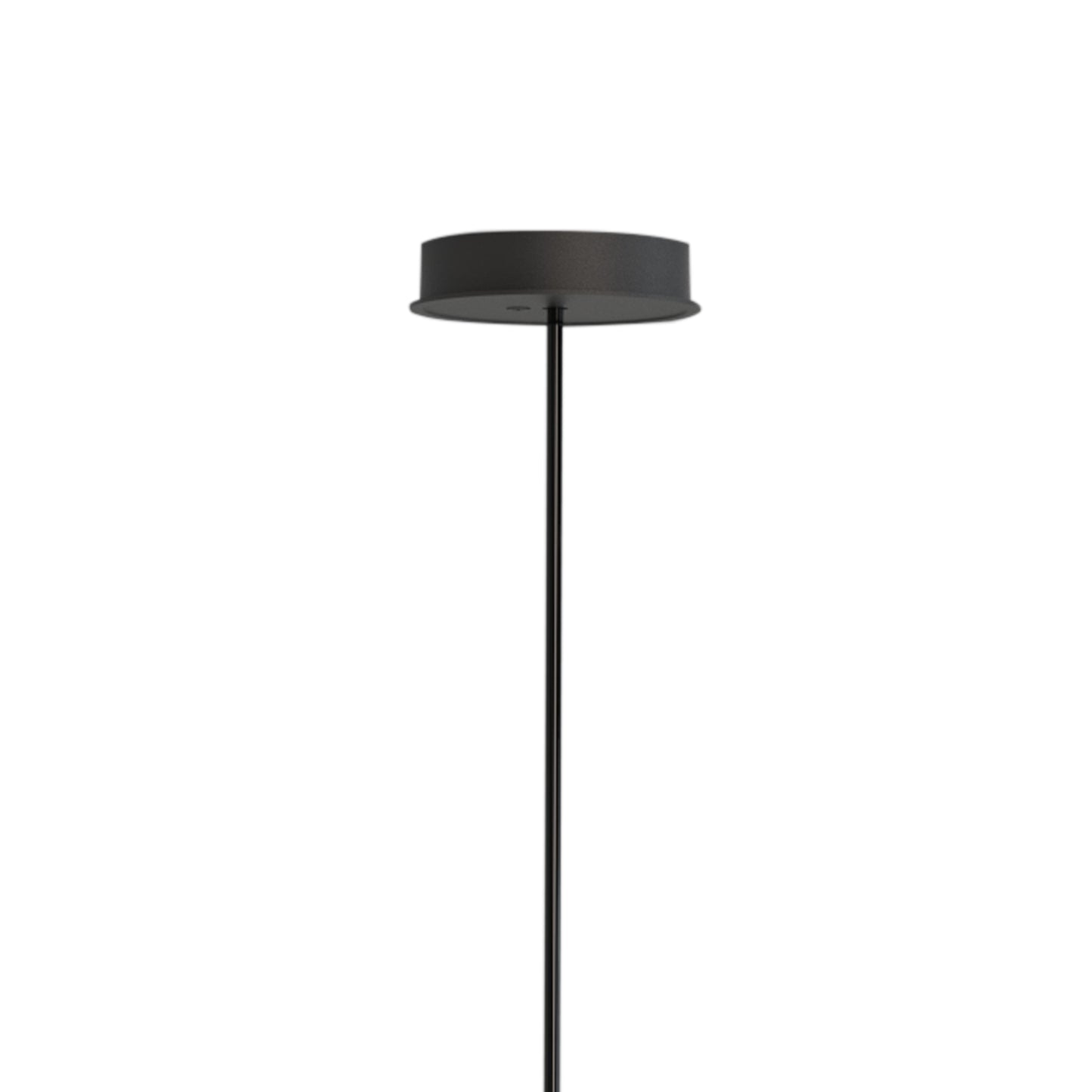 Slim LED Pendant 25cm Round 16W LED, 3000K, 1400lm, Black, 3yrs Warranty by Mantra