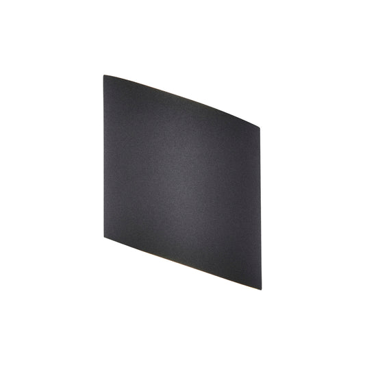 Sochi Wall Lamp, 6W LED, 3000K, 660lm, IP54, Anthracite, 3yrs Warranty by Mantra