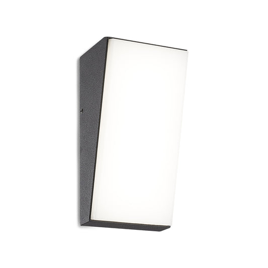 Solden Vertical Wall Lamp, 9W LED, 3000K, 762lm, IP65, Dark Grey, 3yrs Warranty by Mantra