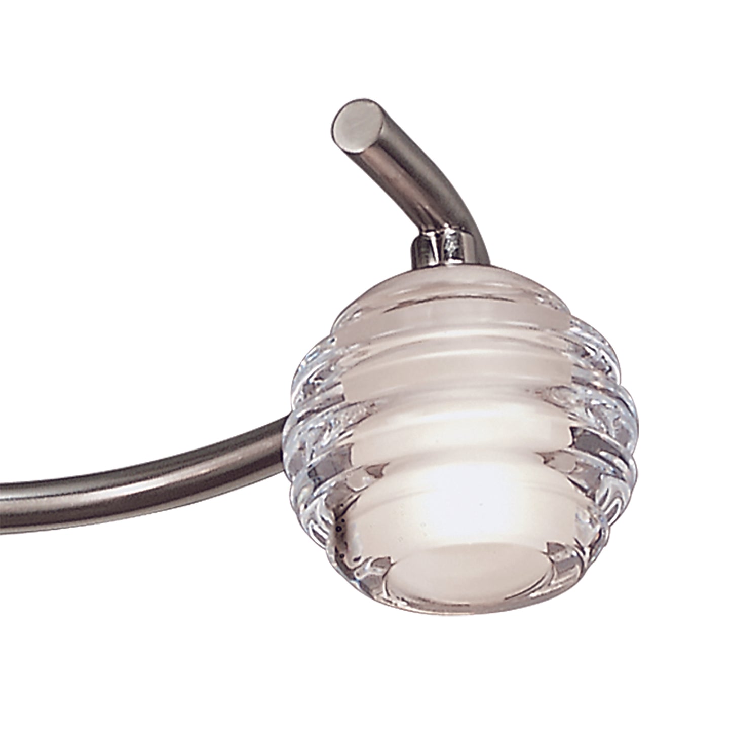 Sphere Semi Flush 3 Light G9, Satin Nickel by Mantra