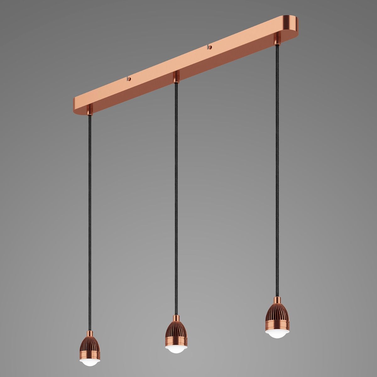 3 Light Bar Modular Suspension Copper LED