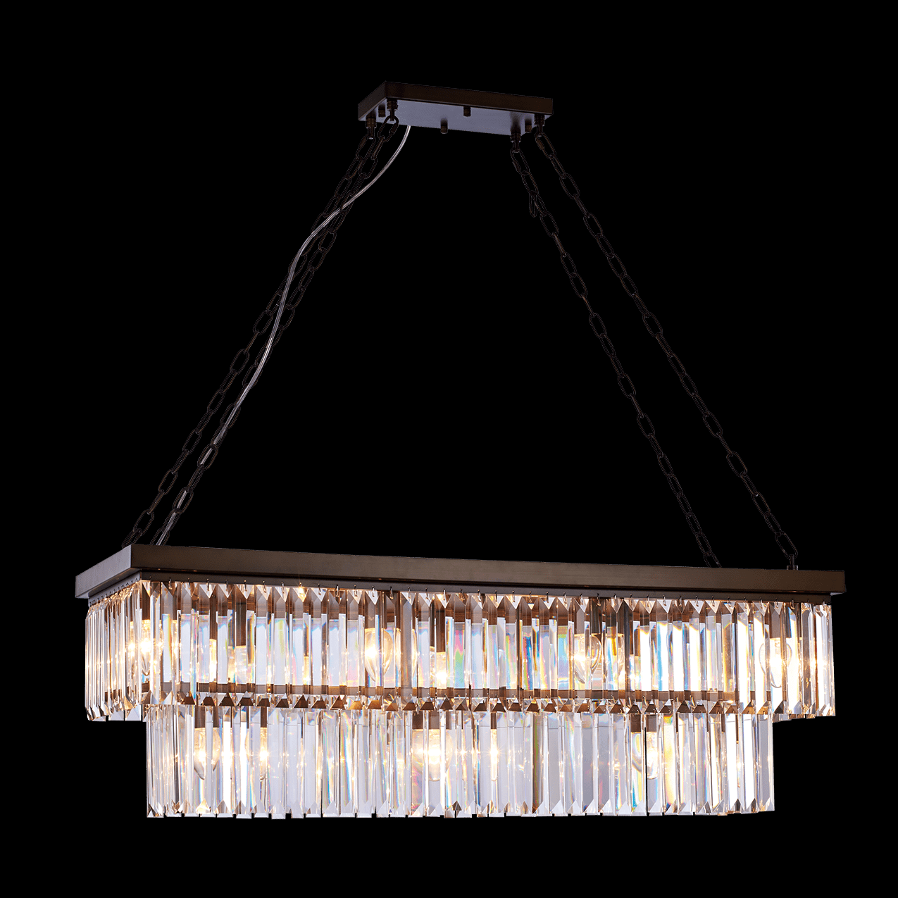 Crystalline 11 Light Ceiling Pendant (Bronze) - MD17090009-11A BRZ