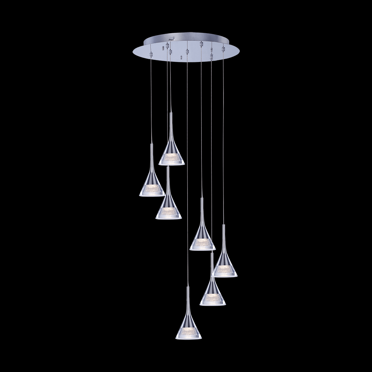 Jewel 7 Light Adjustable Pendant - MD15003012-7A