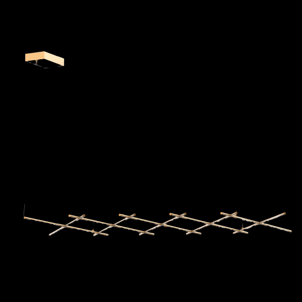 Tubular 20 Light Pendant Satin Gold (Model A) - MD18001070-20AGOL