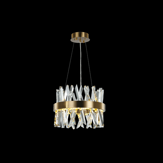 Akasha Small Round Adjustable Pendant (Light Antique Brass) - MD18162246-1ALAB