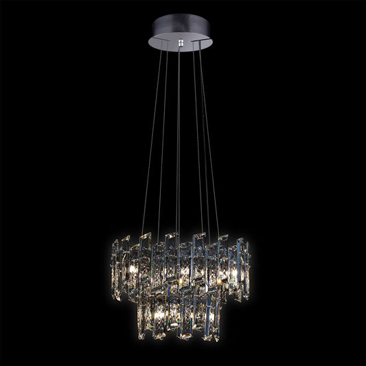 Crisiante Pendant Light 2 Tier 3/6lt Chrome - MD22020110-9BGOL