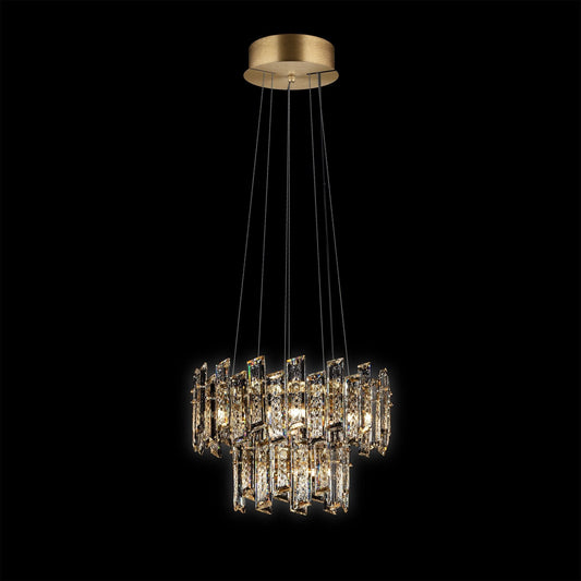 Crisiante Pendant Light 2 Tier 3/6lt Gold - MD22020110-9BGOL