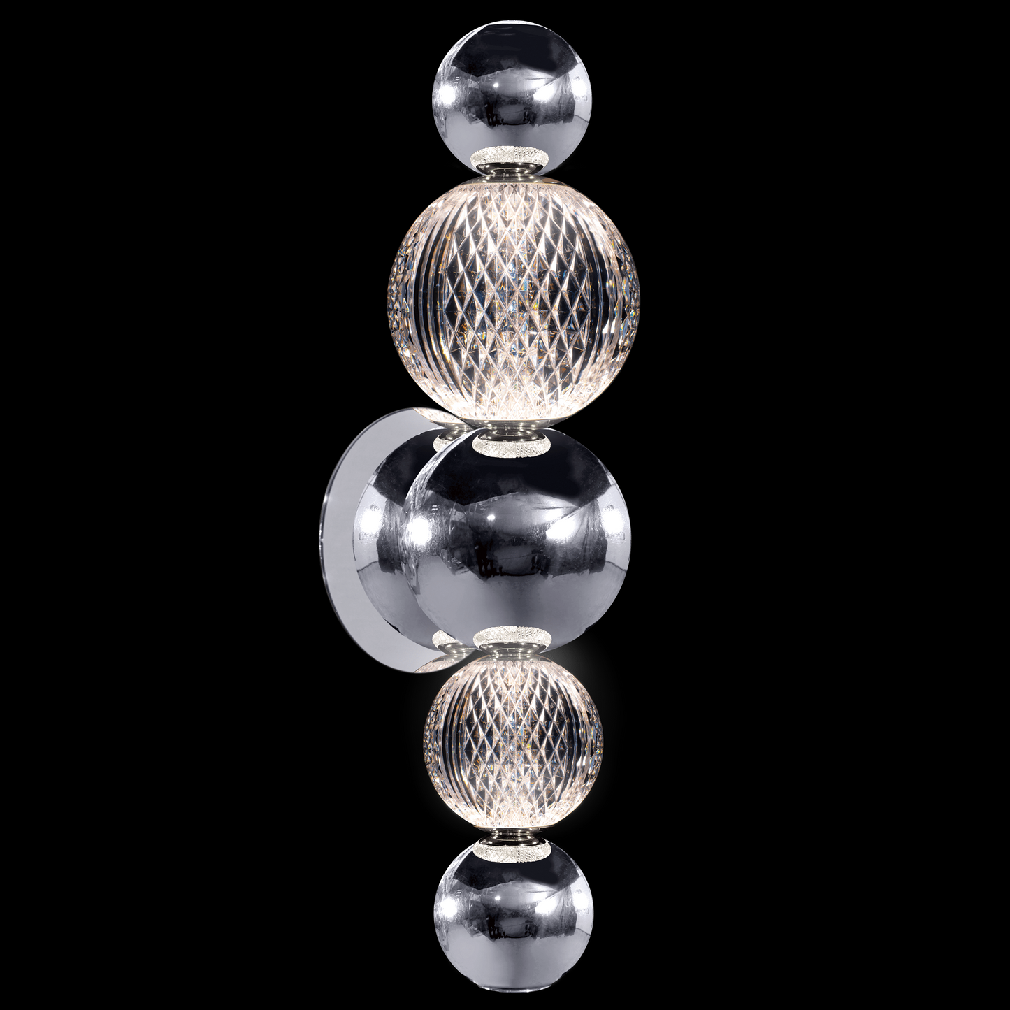 Diamante Embellished Wall Light Chrome - MB21001002-1BCHR