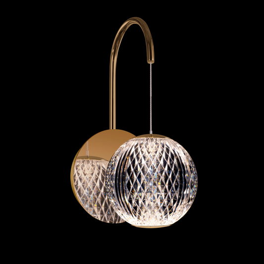 Diamante Wall Light Gold - MB20001012-1AGOL