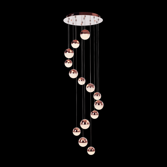 Eclipse 14 Light Adjustable Pendant (Copper) - MD14003057-14A CPR