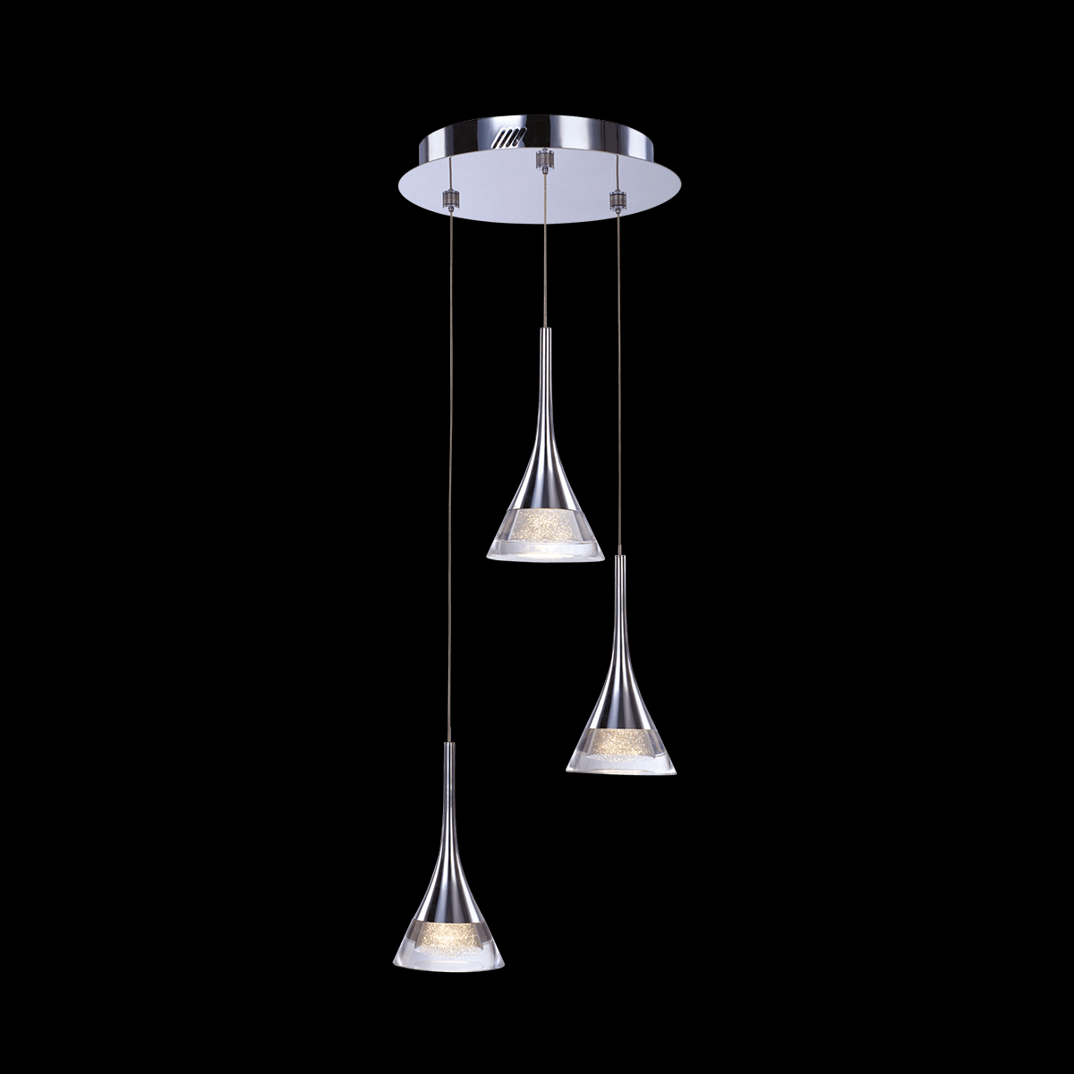Jewel 3 Light Adjustable Pendant - MD15003012-3B