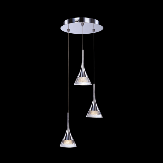 Jewel 3 Light Adjustable Pendant - MD15003012-3B