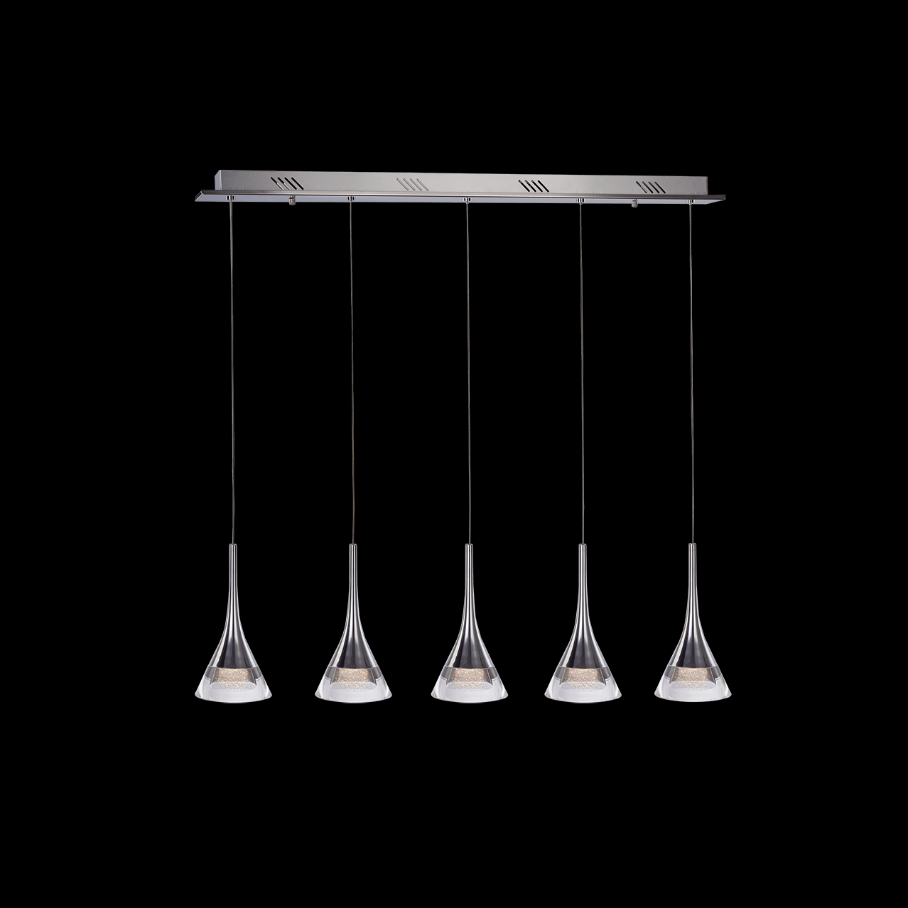 Jewel 5 Light bar Adjustable Pendant - MD15003012-5B
