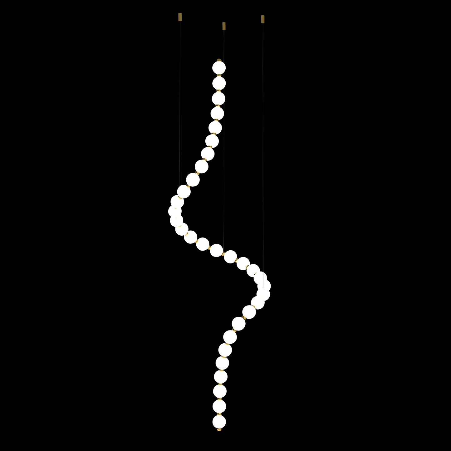 Pearl 33Lt Vertical Pendant Chrome - MD19001033-33AY.V