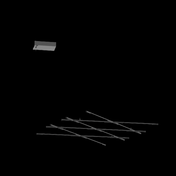Tubular 12 Light Pendant Matt Black (Model E) - MD18001070-12EBLK