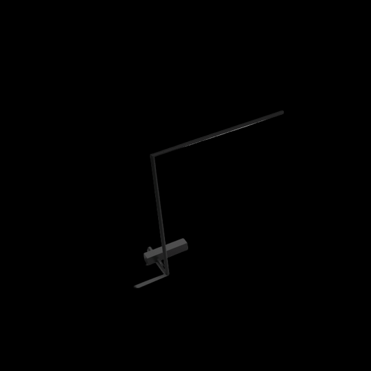 Tubular Single Table Matt Black - MT18001070-1ABLK