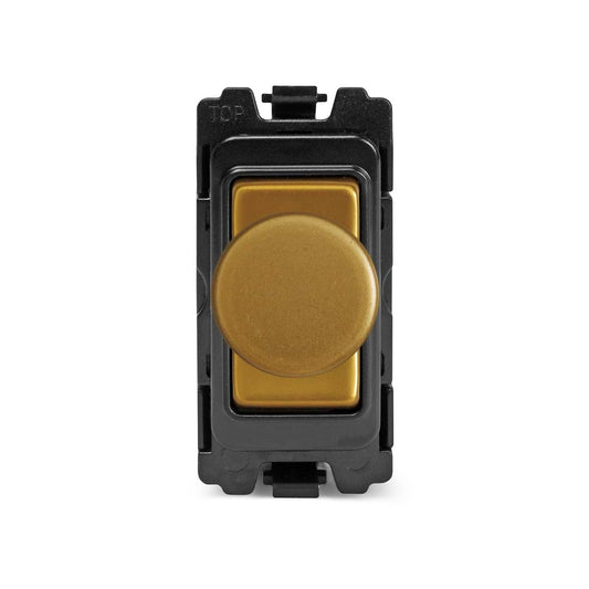 The Belgravia Collection Old Brass 6A Dummy RM-Grid Dimmer Switch Mod