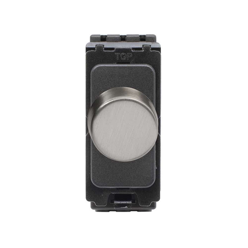 The Lombard Collection Brushed Chrome CM Grid 1000W DC1-10V Dimmer Module