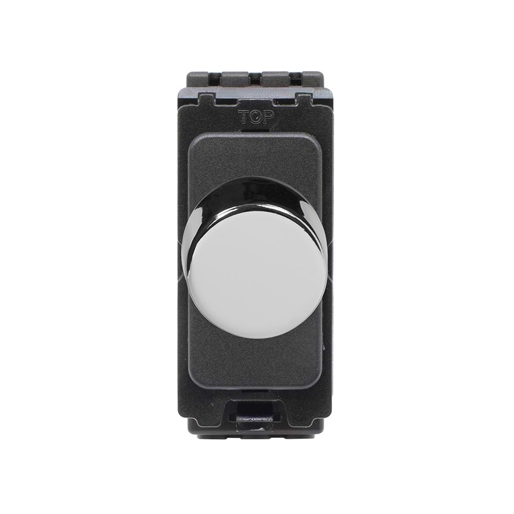 The Finsbury Collection Polished Chrome CM Grid 400W LED Dimmer Module