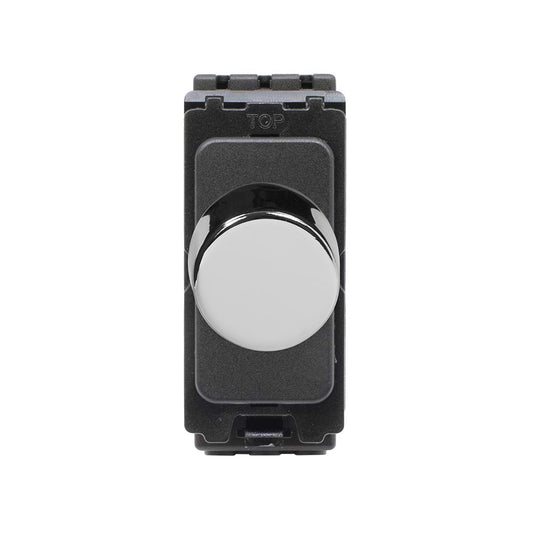 The Finsbury Collection Polished Chrome CM Grid 400W LED Dimmer Module