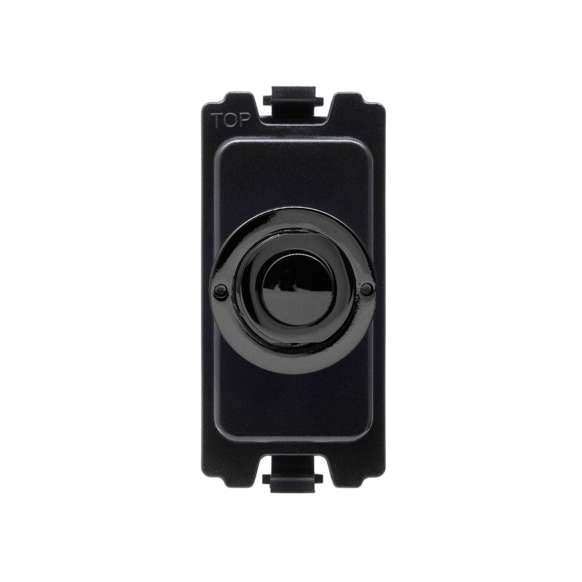 Soho Lighting Black Nickel 6A 2 Way Retractive Push Button CM Grid Module Switch