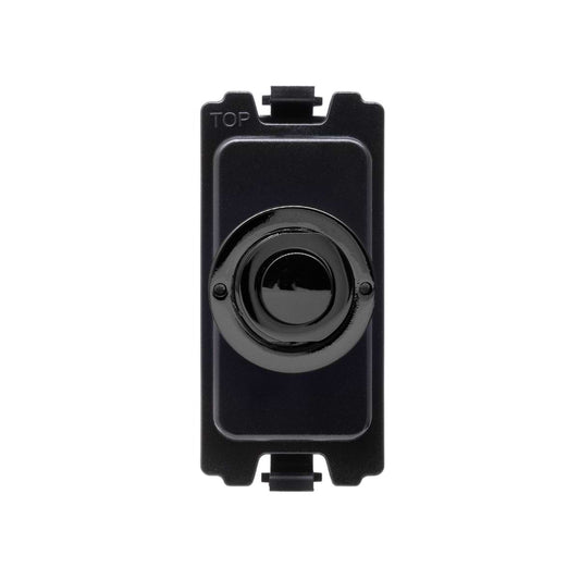 Soho Lighting Black Nickel 6A 2 Way Retractive Push Button CM Grid Module Switch