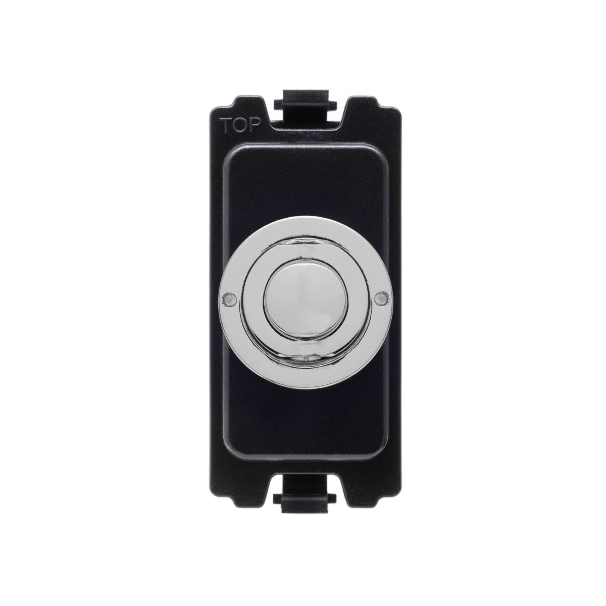 Soho Lighting Polished Chrome 6A 2 Way Retractive Push Button CM Grid Module Switch