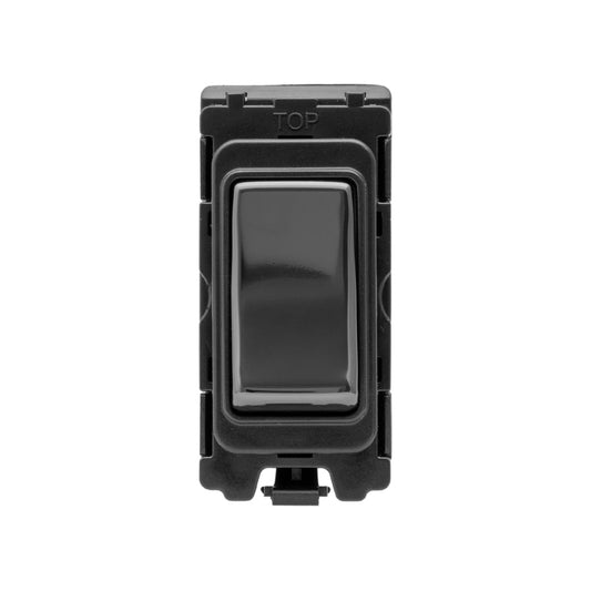 Soho Lighting Black Nickel 20A 1 Way Double Pole Retractive RM-Grid Switch Module