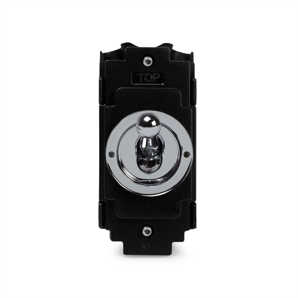 The Finsbury Collection Polished Chrome 20AX 2 Way LT3-Toggle Switch Module