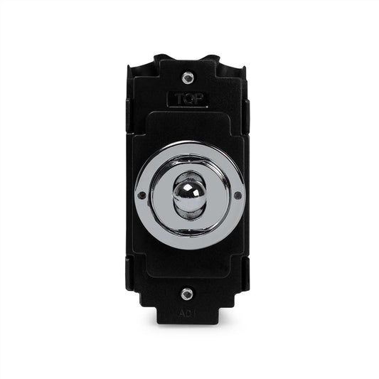 The Finsbury Collection Polished Chrome 20A 2 Way & Off Retractive LT3-Toggle Switch Module