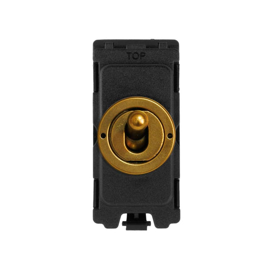 The Sloane Collection Antique Gold 20AX Intermediate CM-Grid Toggle Switch Module