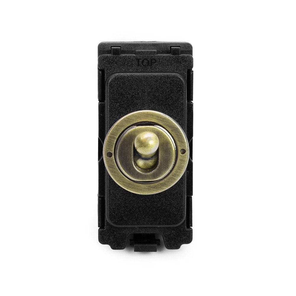 Soho Lighting Antique Brass Dimming Toggle CM-Grid Switch Module
