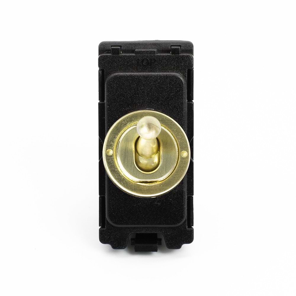 Soho Lighting Brushed Brass Dimming Toggle CM-Grid Switch Module