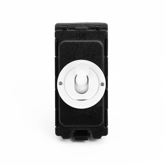 Soho Lighting White Metal Dimming Toggle CM-Grid Switch Module
