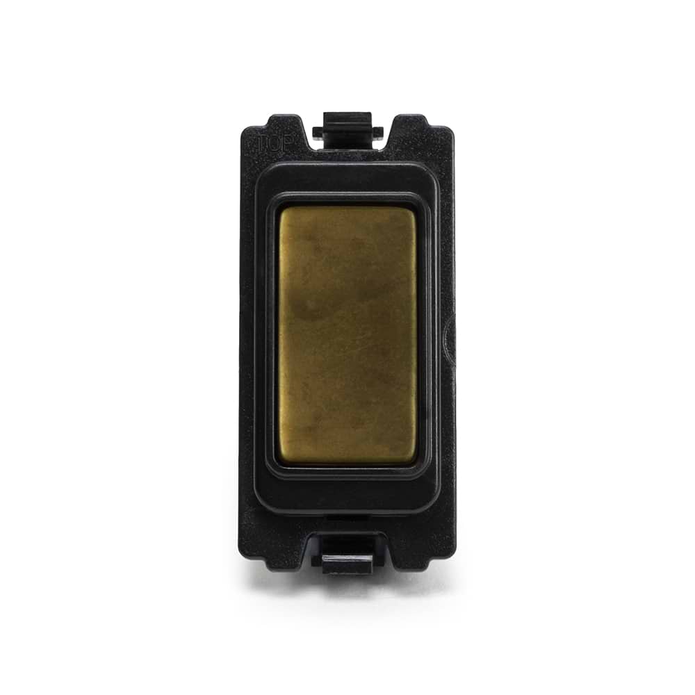 The Westminster Collection Vintage Brass 1 Gang 20 Amp Switch