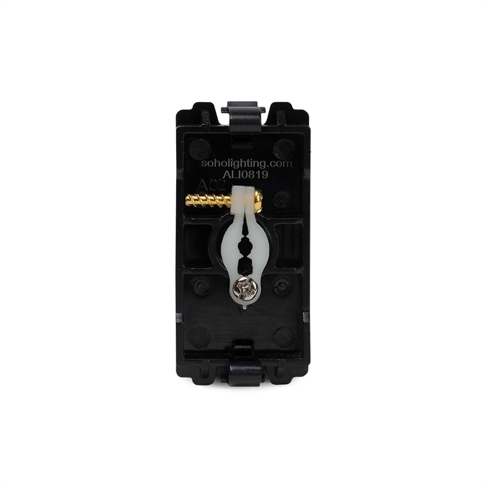 The Connaught Collection Black Nickel Flex Outlet RM-Grid Switch Module