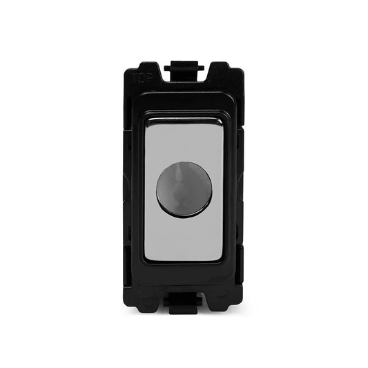 The Finsbury Collection Polished Chrome Flex Outlet RM-Grid Switch Module