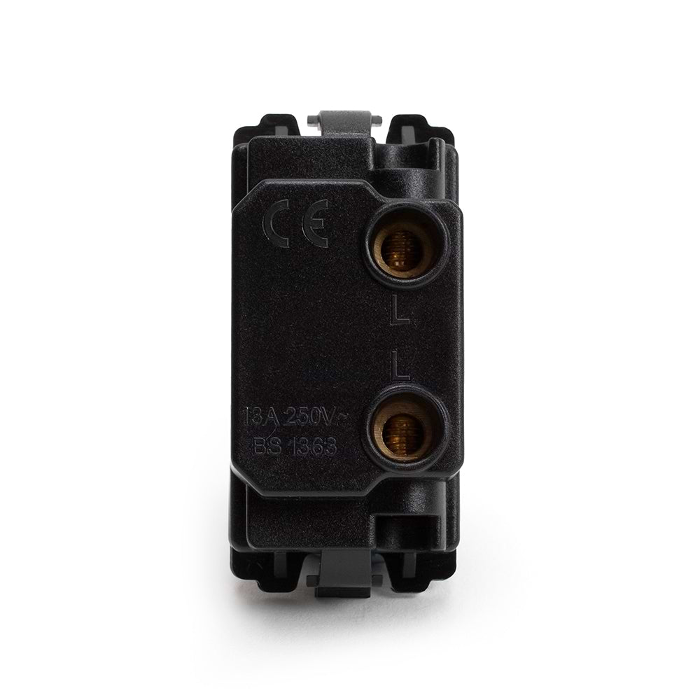 The Lombard Collection Brushed Chrome Fused Connection Unit RM-Grid Switch Module