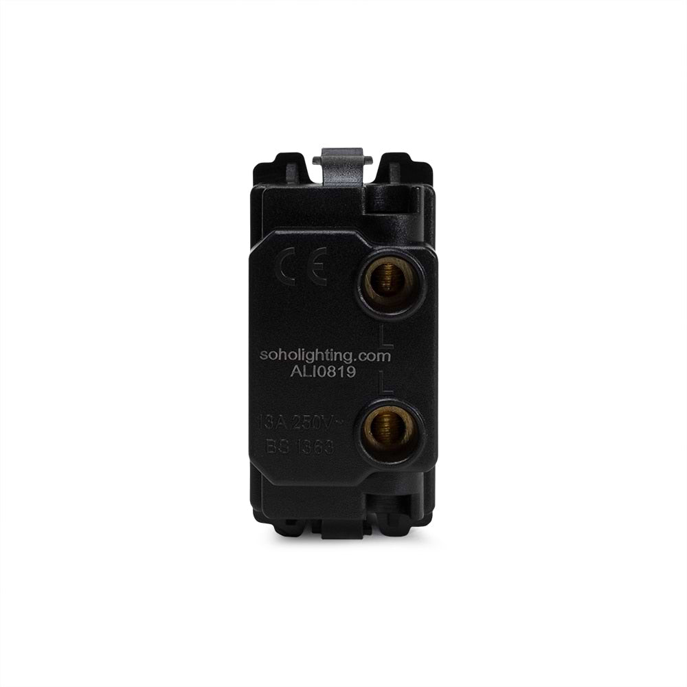 The Connaught Collection Black Nickel Fused Connection Unit RM-Grid Switch Module