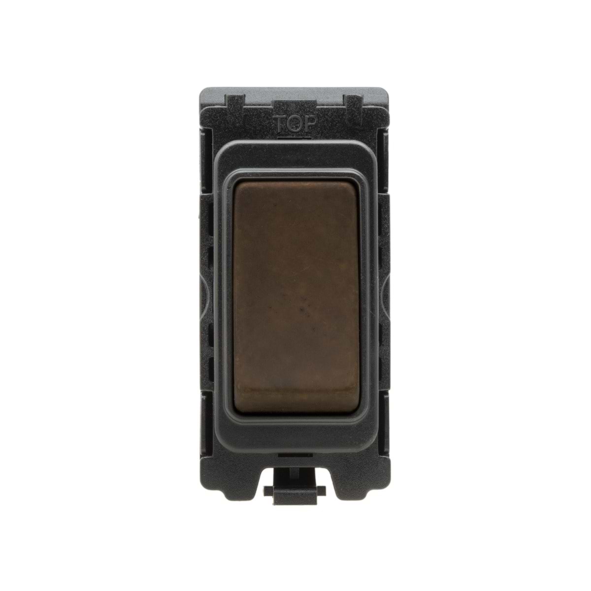 The Westminster Collection Vintage Brass 10A Triple Pole Fan Isolator RM-Grid Switch Module
