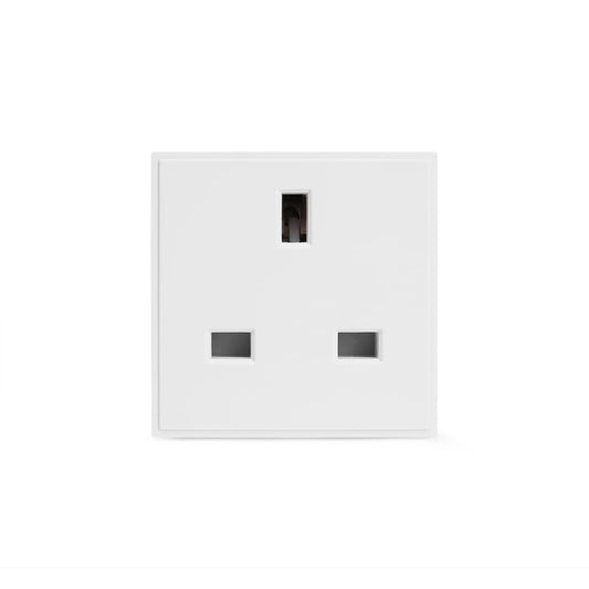 White 13A UK Normal Pin EM-Euro Module