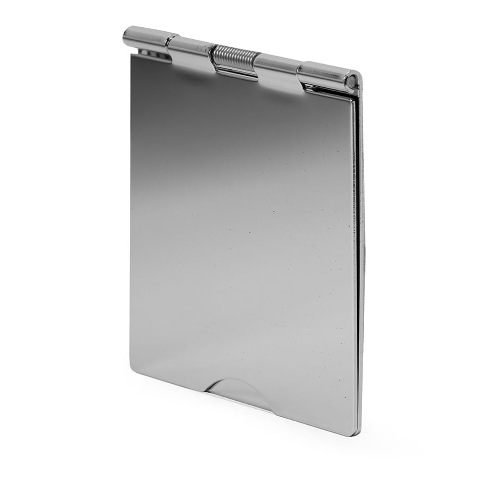 The Finsbury Collection Polished Chrome Black Insert Flat Plate 2 x25mm EM-Euro Module Floor Plate