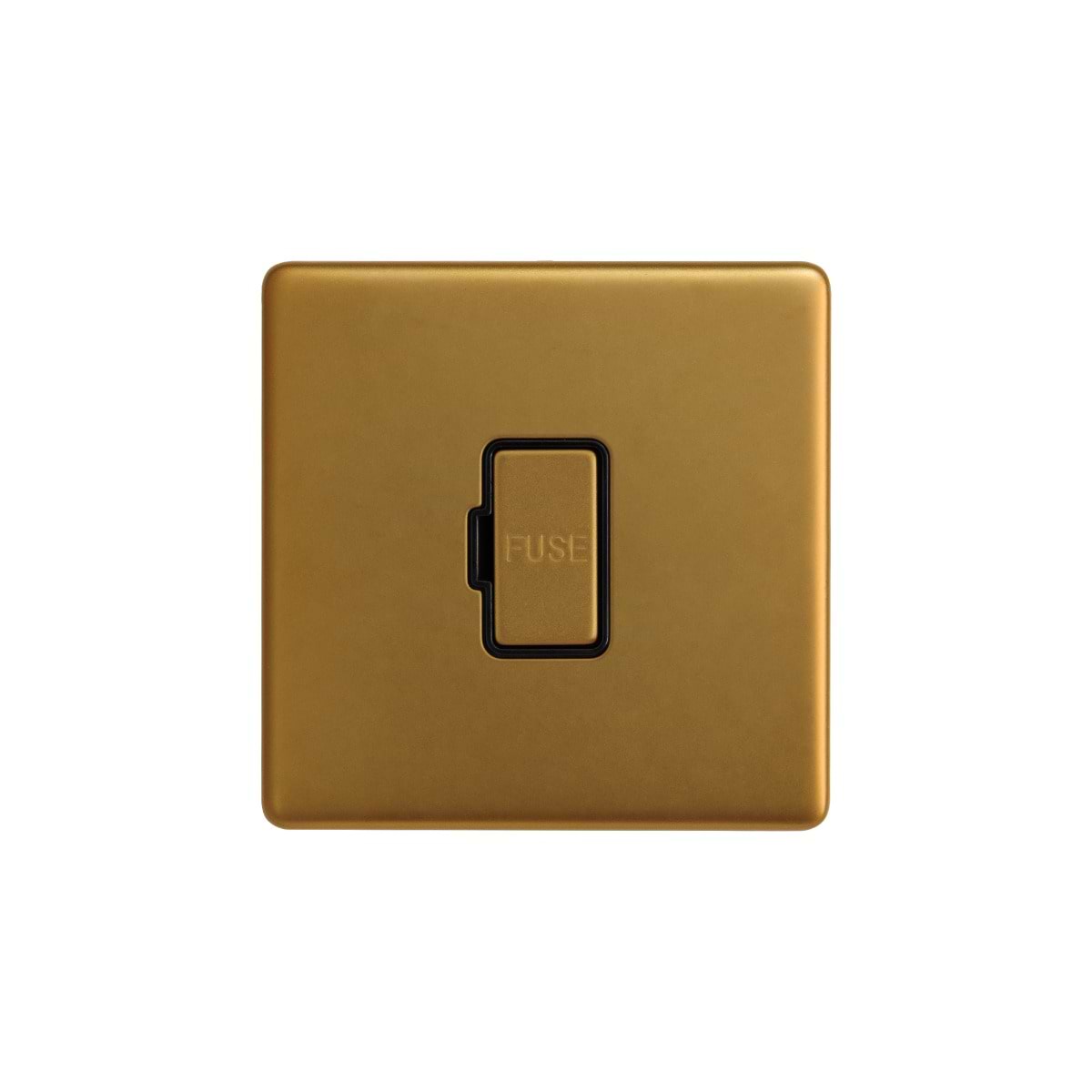 The Sloane Collection Antique Gold 13A Double Pole Unswitched Fused Spur (FCU)