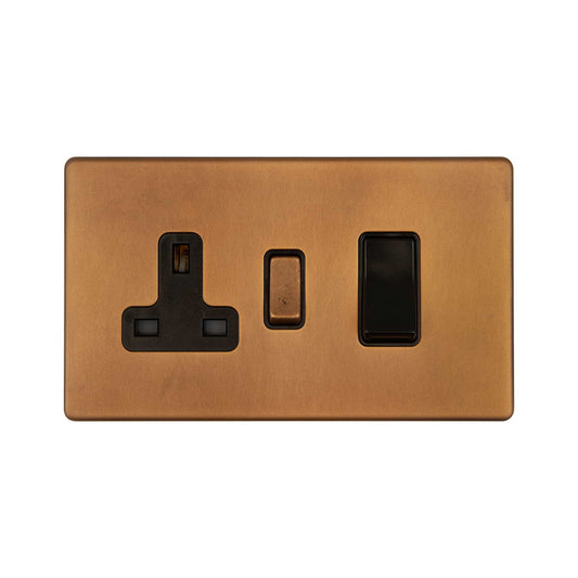 The Chiswick Collection Antique Copper Screwless 45A Cooker control